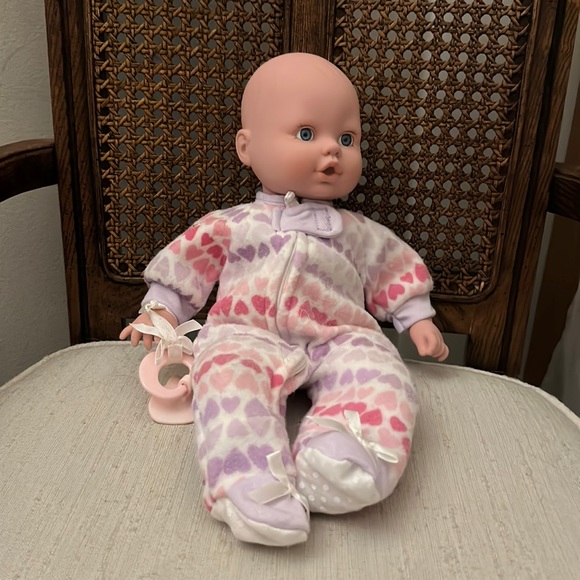 Circo Toys Circo Baby Doll With Blue Eyes Pacifier Cute Heart Pjs